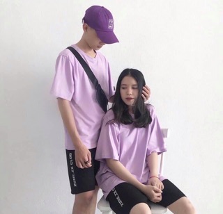 Áo Oversize Tím Unisex