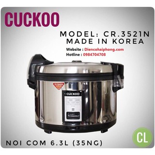 Nồi cơm điện cuckoo 6.3l cr-3521s