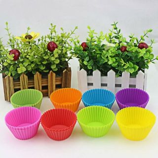Khuôn Silicon Cupcake/Muffin 7cm