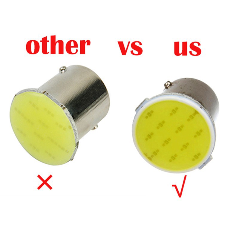 2PCS siêu sáng S25 1156 led COB 12SMD 1156 BA15S 21W tín hiệu xe lùi đèn led đèn xe tải RV đèn xe 24V