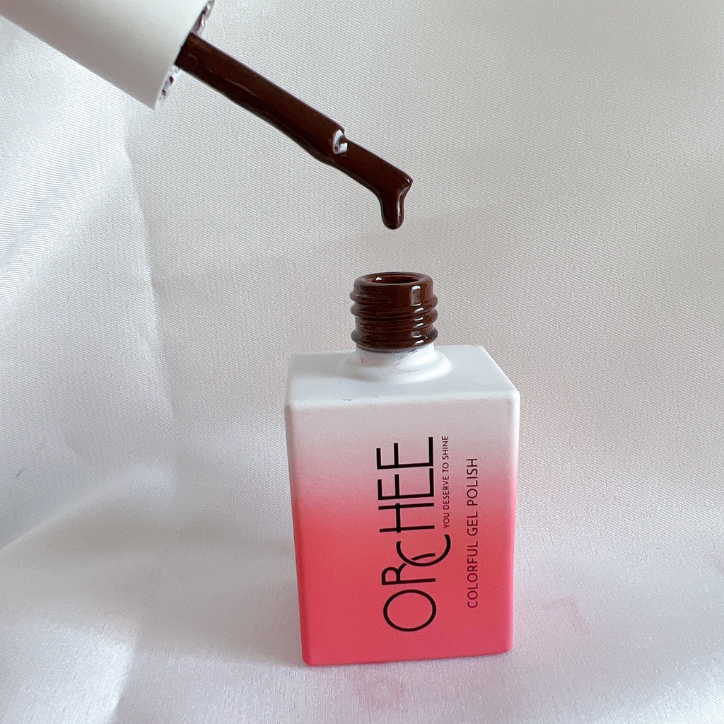 Sơn móng tay , sơn gel màu Nâu Đỏ siêu ưa chuộng , 15 ml