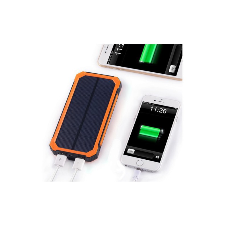 Sạc dự phòng năng lượng mặt trời/ Pin sạc dự phòng đa năng VTE PB-001 10000 mAh