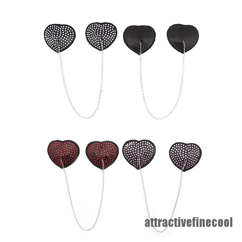 Mới Miếng Dán Ngực Đính Kim Sa Hình Trái Tim Gợi Cảm