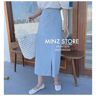 [Mã SKAMCLU7 giảm 10% tối đa 50K đơn 0Đ] Chân váy midi xẻ trước #2126 (3 màu) | BigBuy360 - bigbuy360.vn
