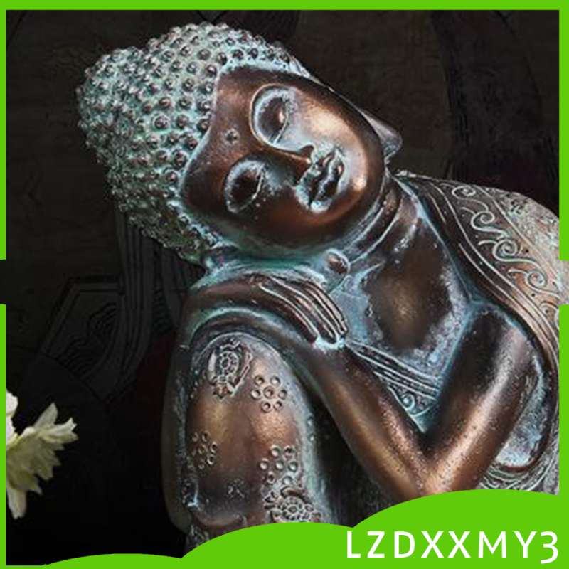 Tượng Phật Đang Ngủ Trên Bàn Tay Bằng Đồng