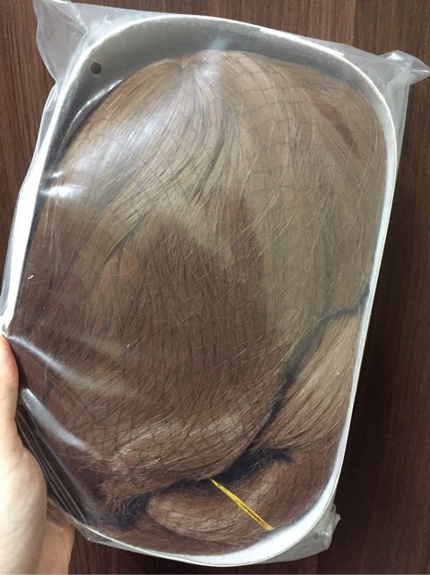 Túi zip bấm đựng wig/quần áo & lưới trùm