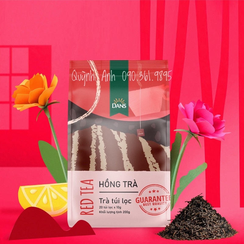 Hồng trà túi lọc DANS 200g (20 túi lọc)