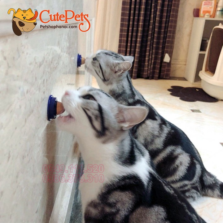 Kẹo liếm dinh dưỡng gắn tường cho mèo - CutePets