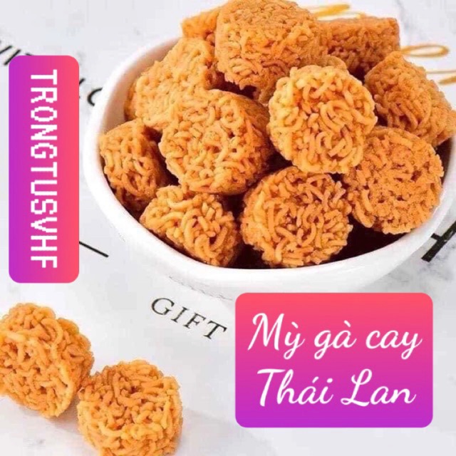 SNACK MÌ GÀ VIÊN THÁI LAN MÌ GÀ CAY CRISPY NOODLES