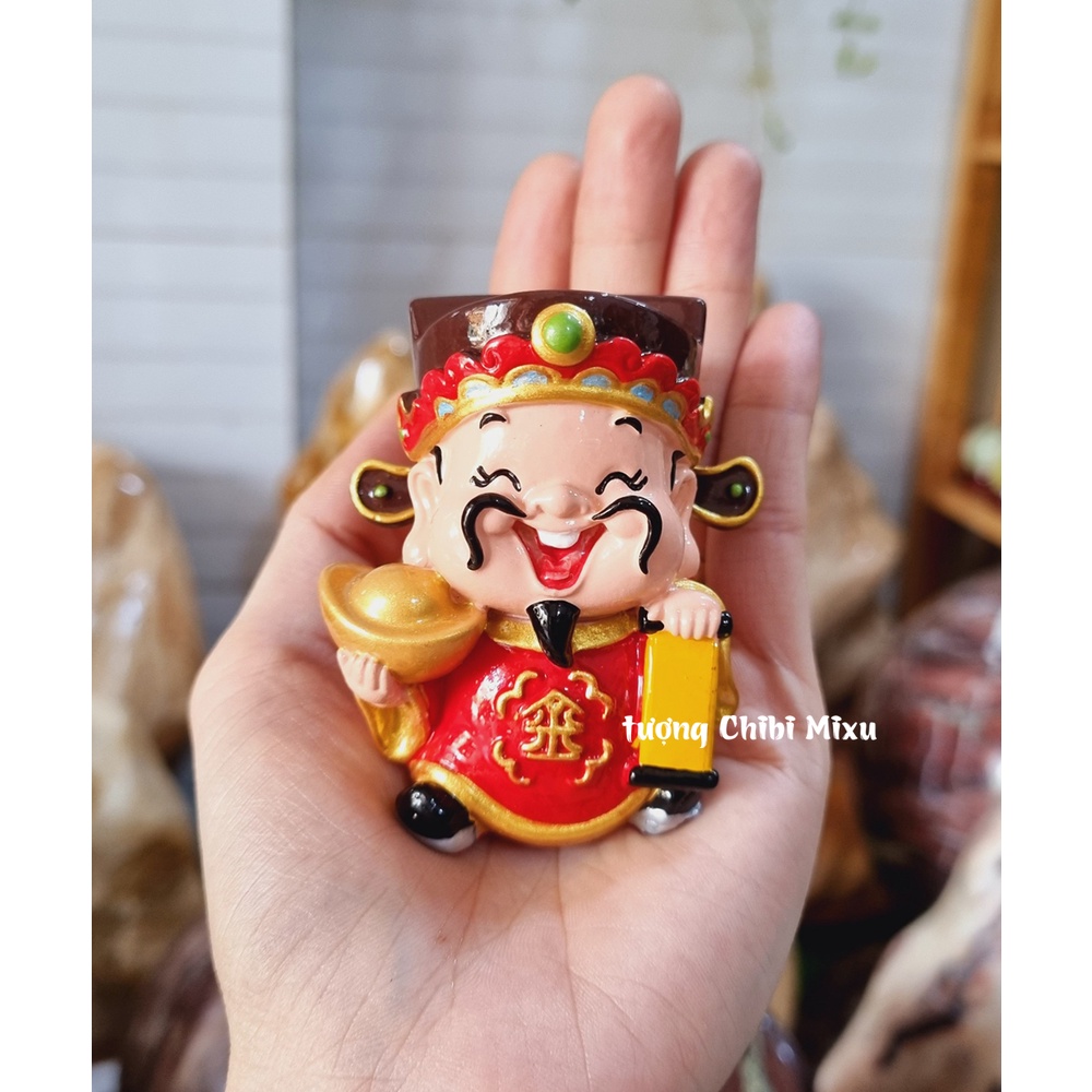 Tượng Thần Tài chibi - Ngũ Hành mệnh Kim 7cm