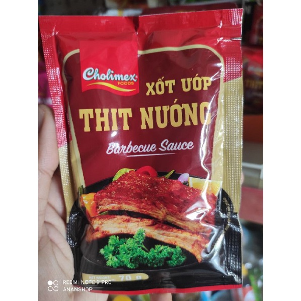 Sốt ướp thịt nướng Cholimex gói 70g