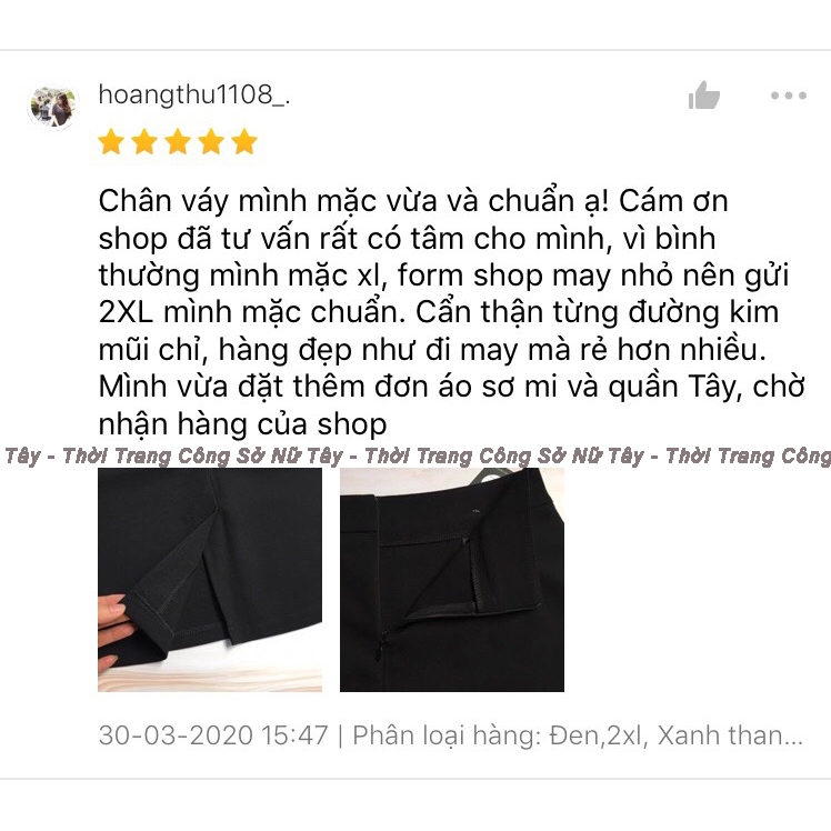 Chân Váy Công Sở TÂY COLLECTION Dáng Bút Chì Ngắn Trên Gối, Vải Tây Cao Cấp, Túi Chéo 2 Bên, Mặc Đẹp Tôn Dáng