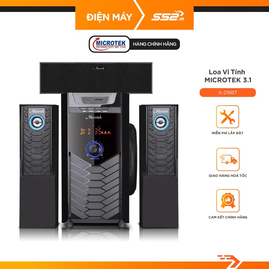 Loa vi tính Microtek 3.1 X-218BT