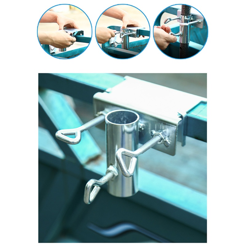 QQ Giá Đỡ Dù Che Nắng Ban Công Hình Vuông Tiện Dụng