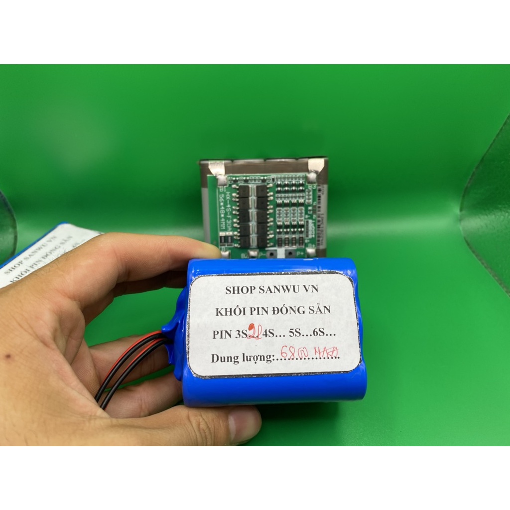 Khối Pin 3S-4S Mới Đã Đóng Sẵn Dùng Cho Loa Dung Lượng Cao
