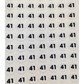 700 miếng Tem size nhãn số dán  - Decal Số size 34,35,36.. 42,43 giày dép quần áo