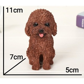 Mô Hình chó Poodle dễ thương