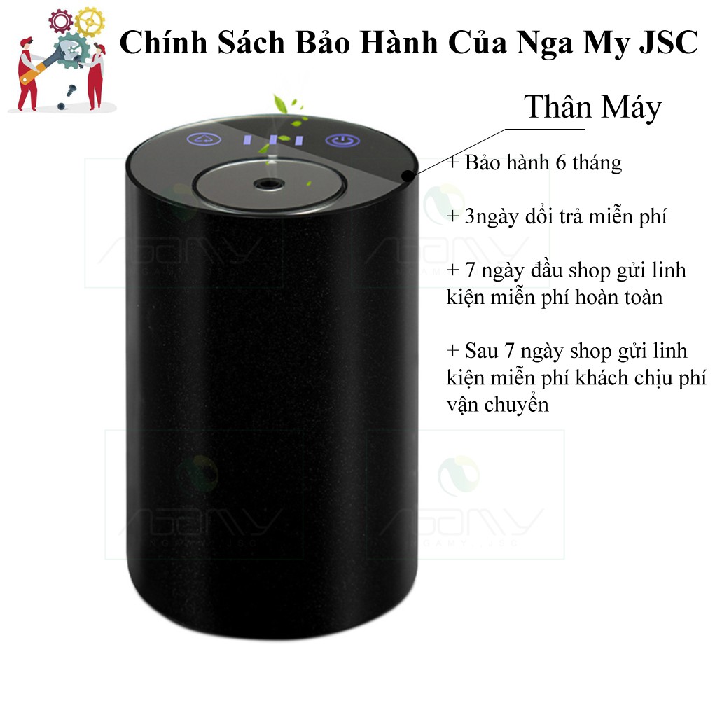 Máy Xông Tinh Dầu Phun Sương Ô Tô Dùng Pin Sạc Phun Tinh Dầu Trực Tiếp Dung Tích 200 ml Khuếch Tán Tinh Dầu