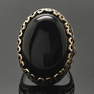 Mới 925 Bạc Dát Đen Nhẫn Đính Đá Zircon