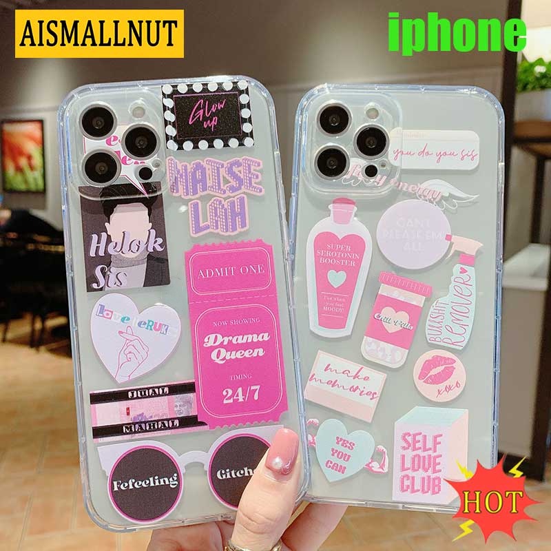 Ốp Điện Thoại Silicone Mềm Trong Suốt Cho iPhone6 6s 7 8 Plus X XS XR XSMAX iPhone11 12 Pro Promax