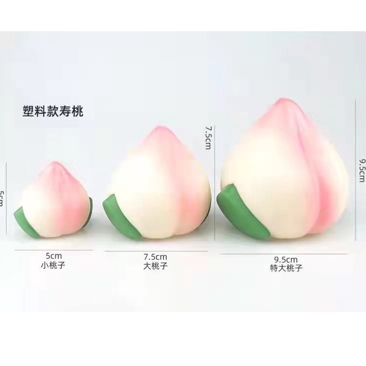 5 Đào tiên 3 size trang trí bánh kem