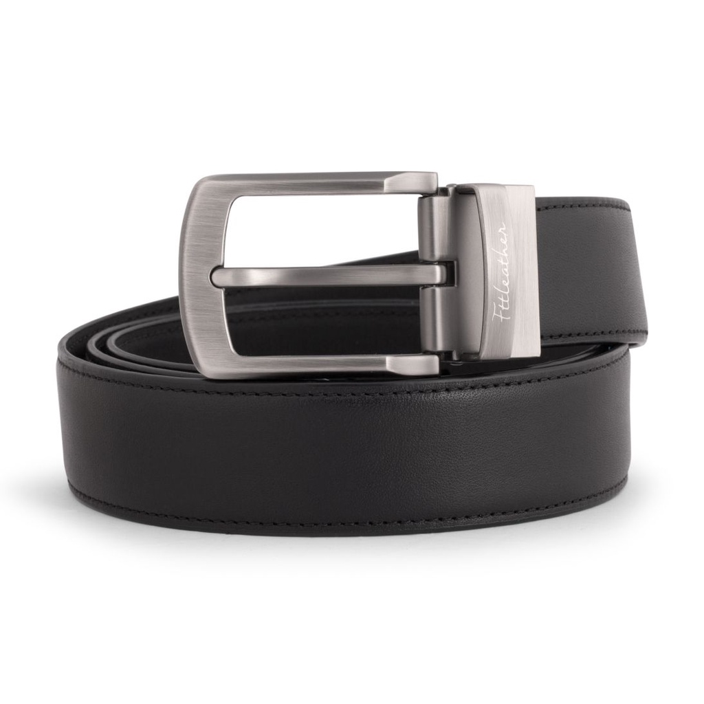 Thắt lưng nam da bò pullup khóa lỗ xỏ kim xoay 360 FTTLEATHER mã T01