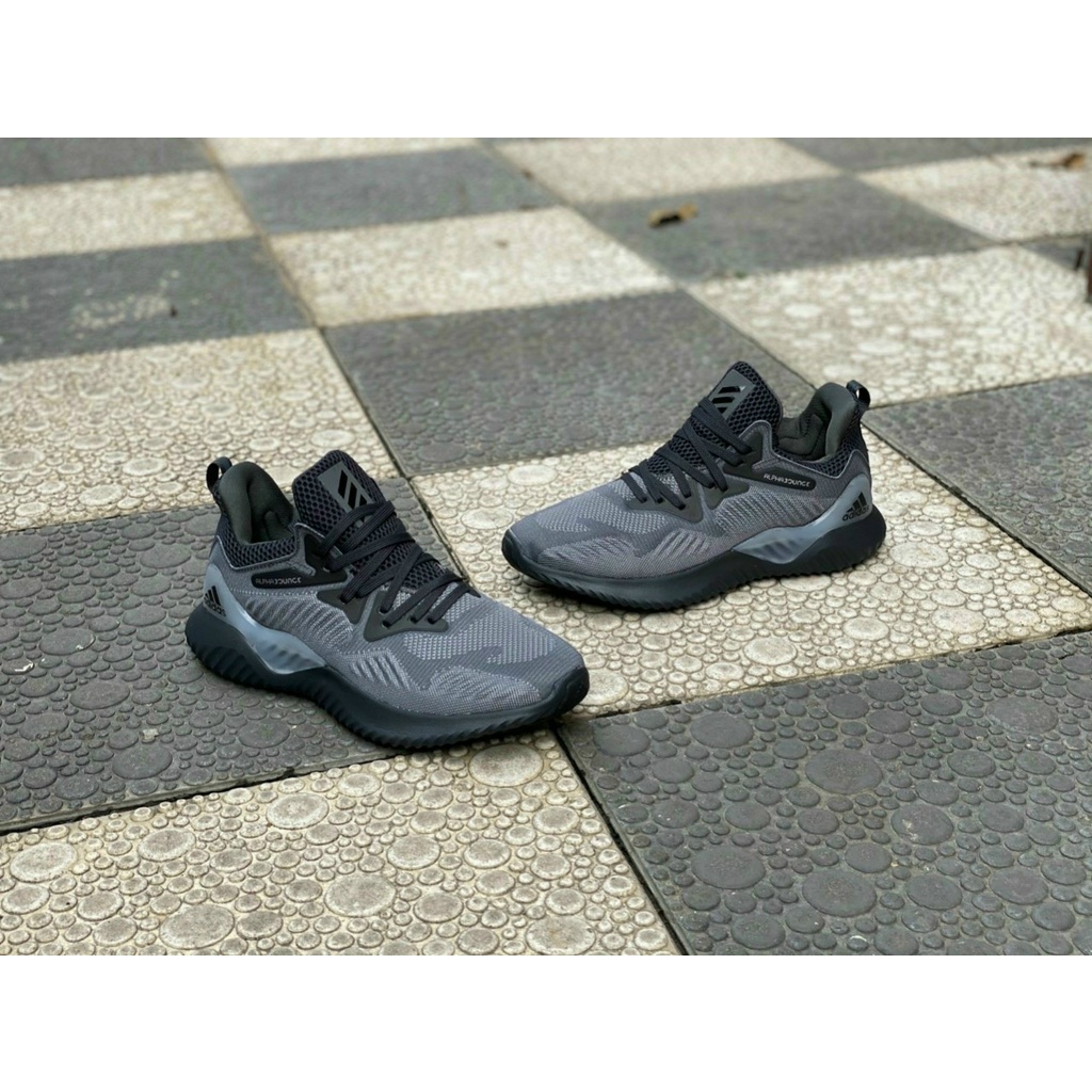 - Giày Thể Thao Nam Adidas Aphabounce 4.0 - Sneaker hot 2020 - Phiên Bản Xám Đen
