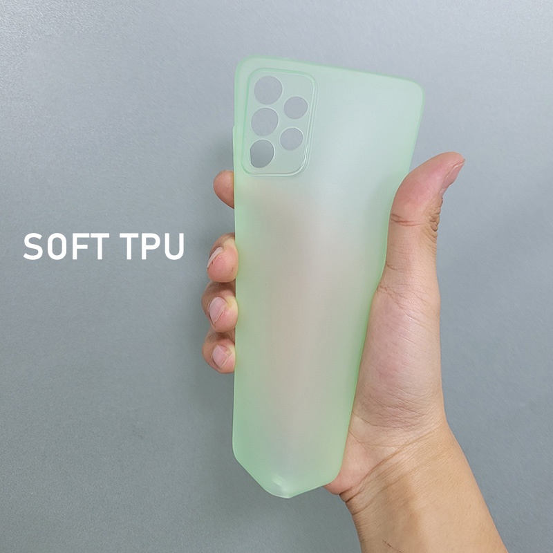 Ốp Điện Thoại Dẻo Màu Mờ Siêu Mỏng Thời Trang Cho Samsung Galaxy A54 A14 A73 A53 A52 A52s A72 A13 A33 A23 A32 A04s 5G 4G
