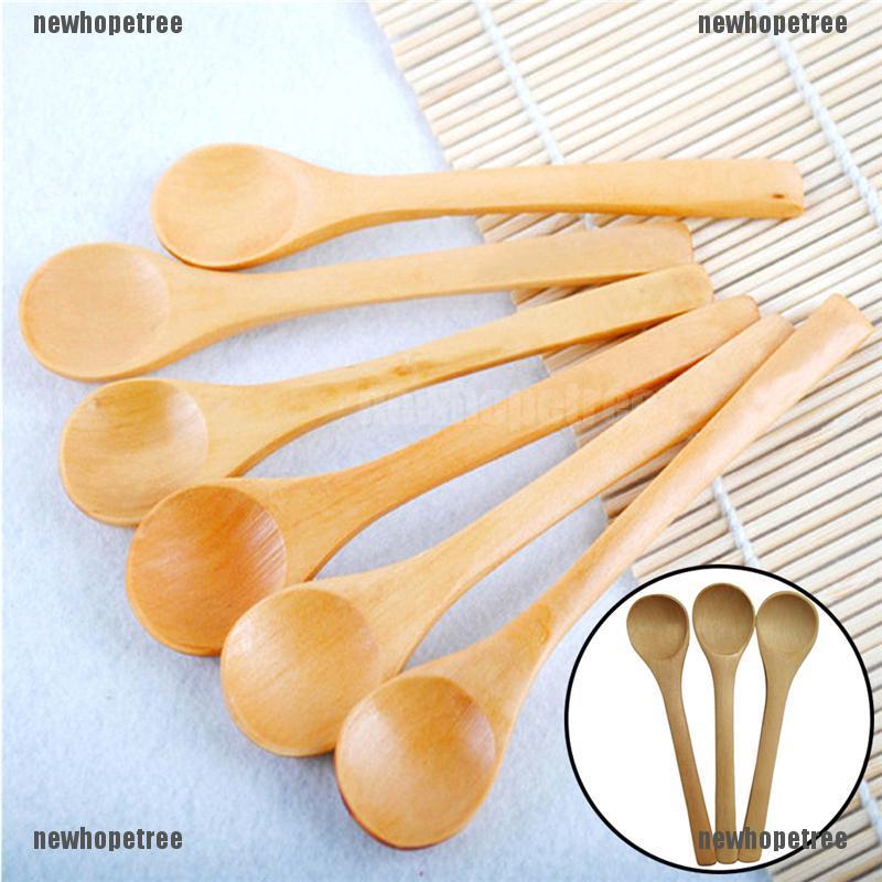 Bộ 6 Thìa Gỗ Tre Tiện Dụng Cho Gia Đình