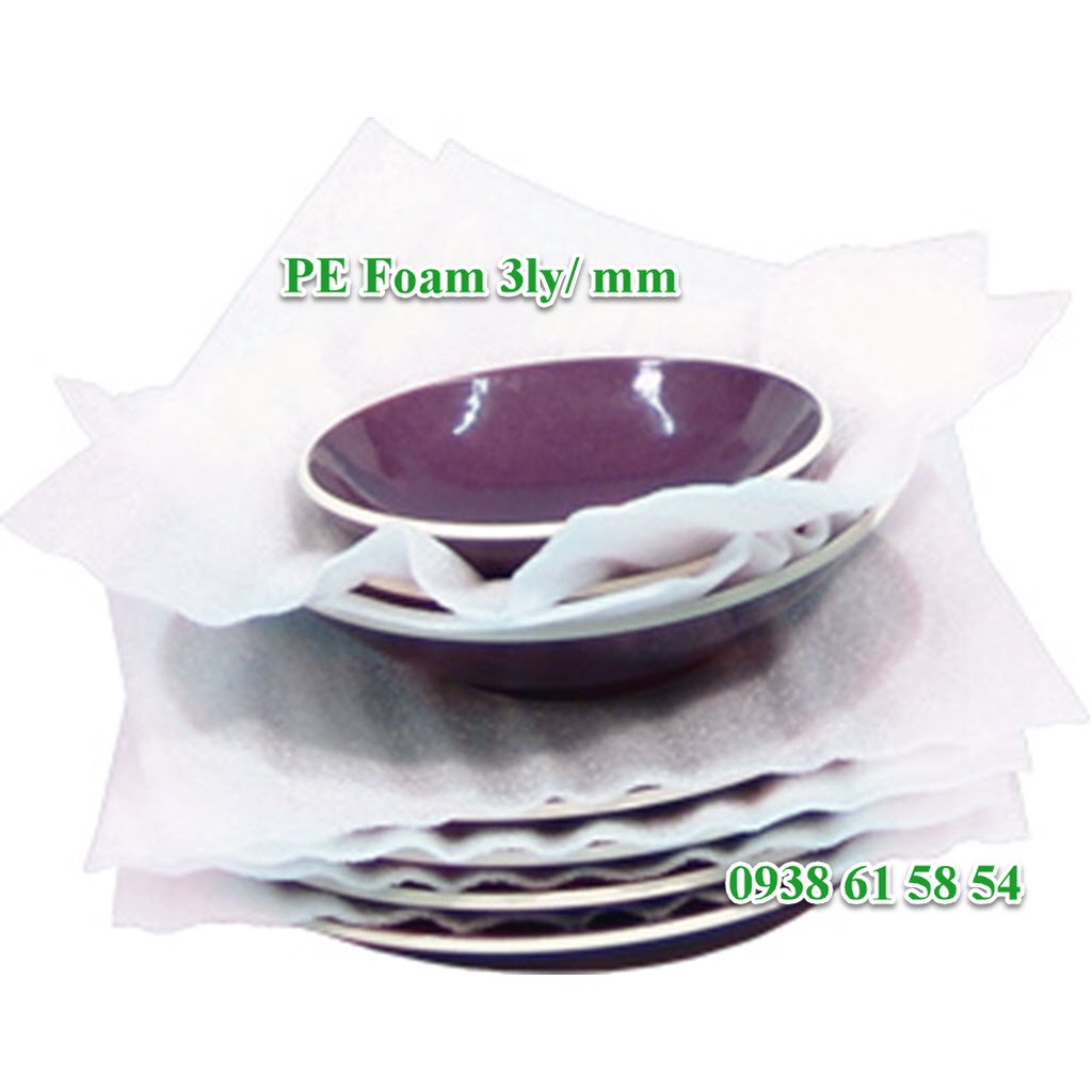 Combo 10 Mét Mút Pe Foam Dày 3ly/ 3mm Bọc Gói Hàng