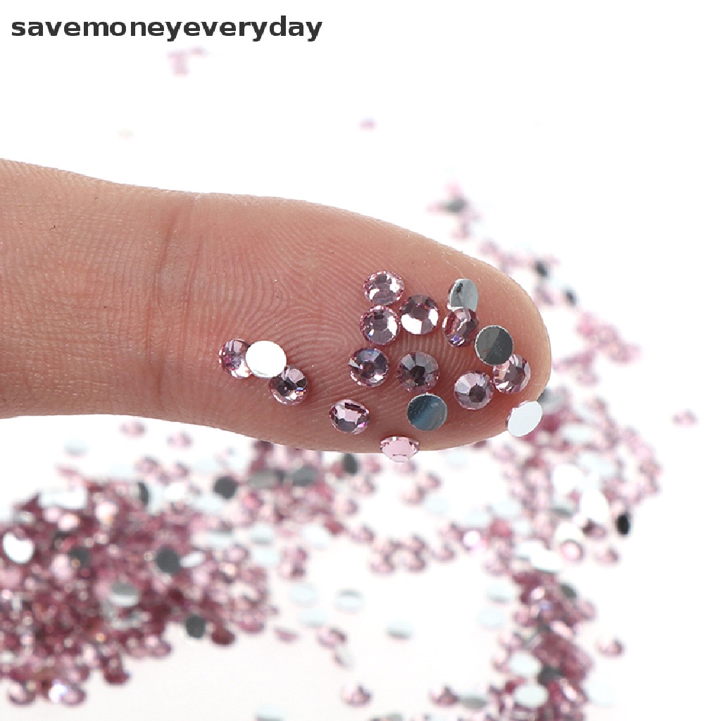 Bộ 10000 hạt pha lê 3mm dùng trang trí móng nghệ thuật