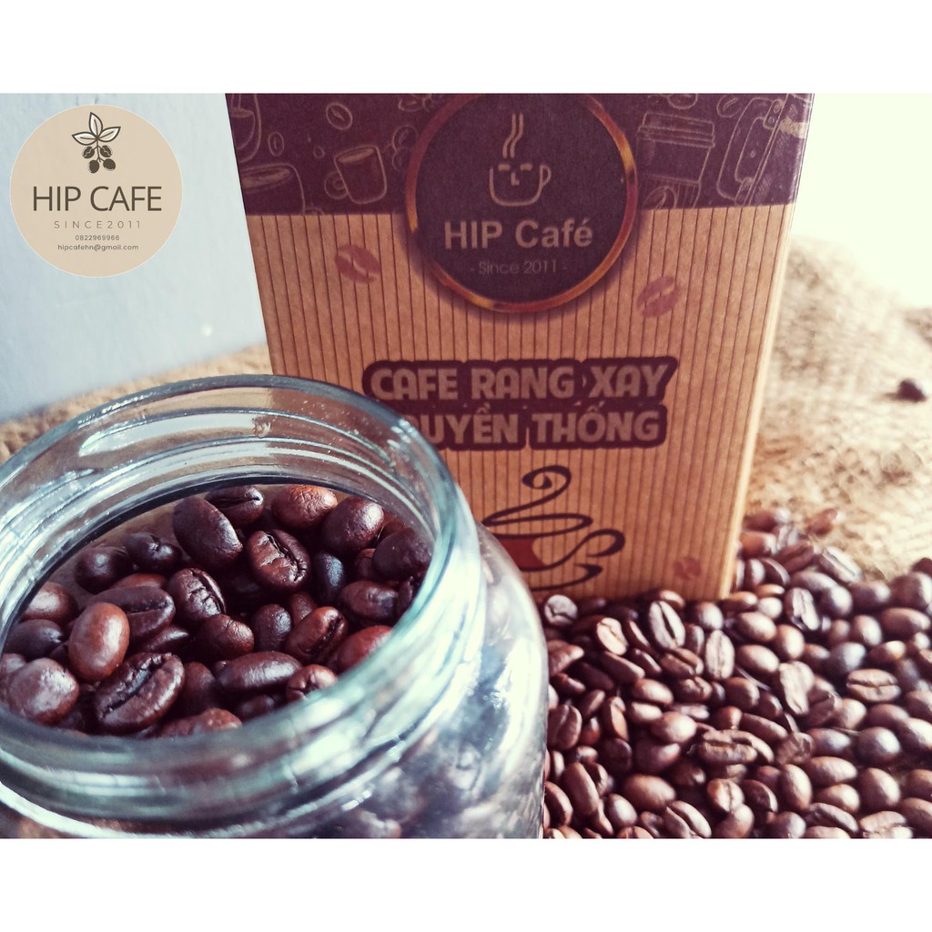 Cà phê Mộc Bùng Nổ (vị mạnh) gói 500gr kết hợp Robusta & Culi - phù hợp cho cafe truyền thống, gu đậm, pha phin, pha máy