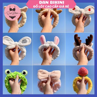 Băng Đô Nữ cài tóc vải nhung mềm mượt hình đáng yêu xinh xắn cho nữ