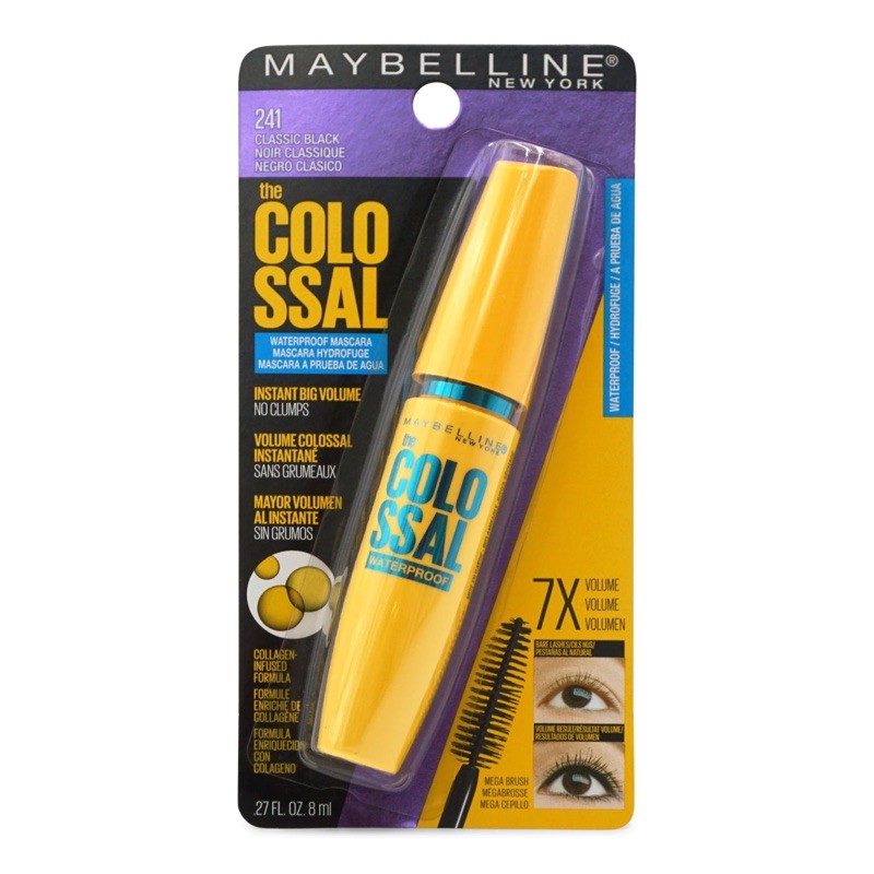 Mascara chuốt dày mi Maybeline The Colossal Volum' Express Mascara 7X🧚‍♀️