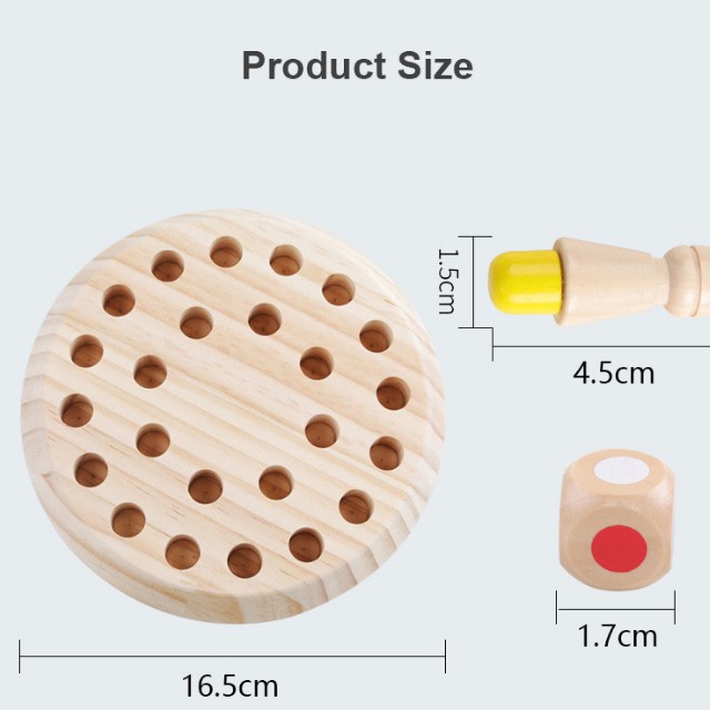 Đồ chơi cờ vua ghi nhớ rèn luyện trí nhớ rèn tập trung hiệu quả cho bé yêu ngay từ nhỏ - Chất liệu gỗ