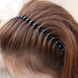 Băng Đô Cài Tóc Màu Đen Bằng Sắt Phong Cách Hàn Quốc Cho Nam Nữ