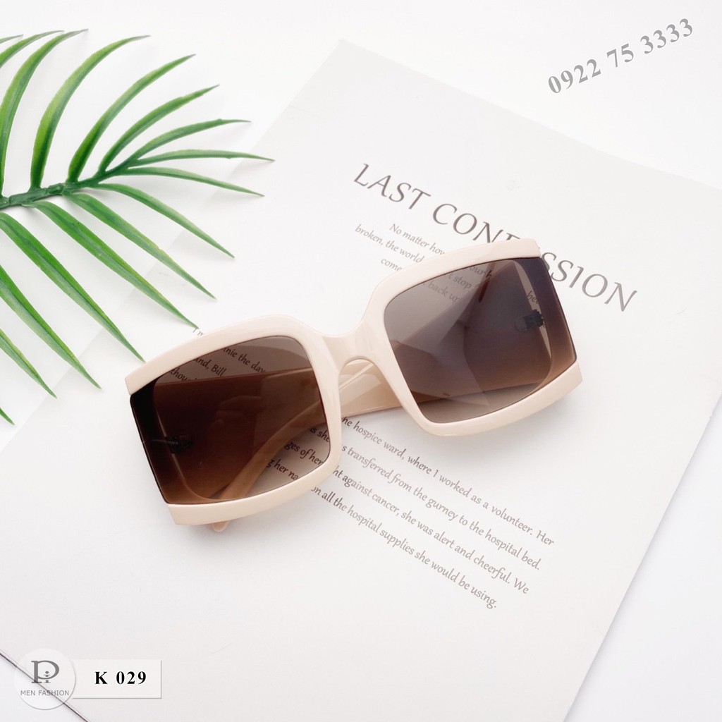 [có Video Thật ] Kính mát nữ sang trọng - fullbox - kính râm , đi nắng , cao cấp , đi biển , du lịch , chụp ảnh - K029 | BigBuy360 - bigbuy360.vn