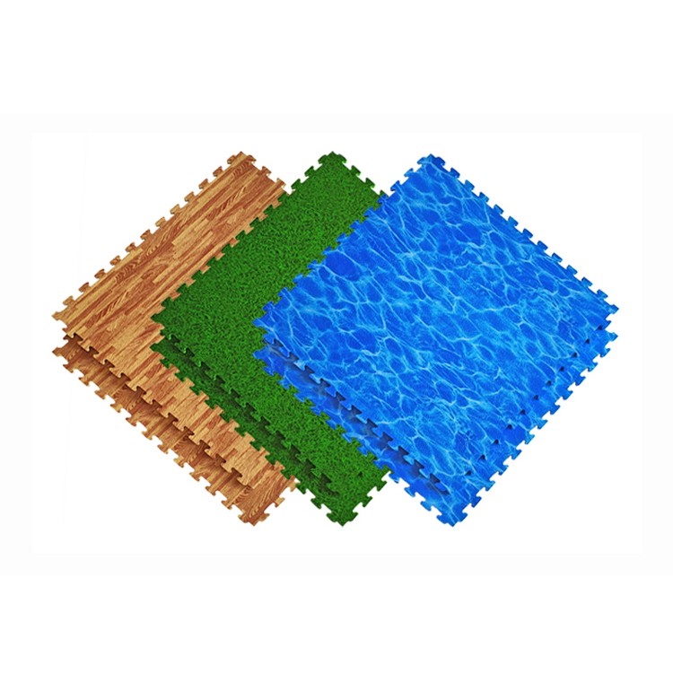 Xốp trải sàn 3d vân sóng biển dầy 2cm 1m*1m cao cấp
