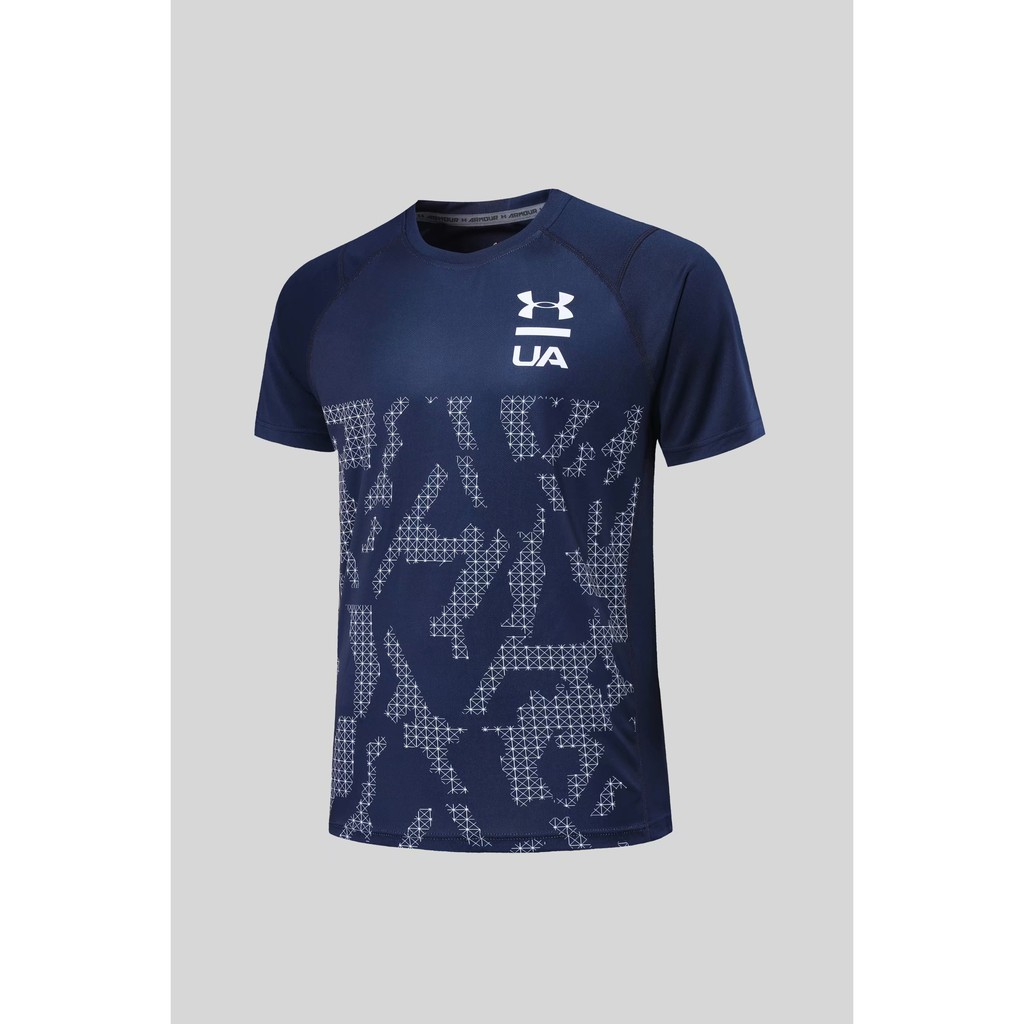 Under Armour Áo khoác thể thao Bóng rổ tay ngắn Áo sơ mi ngắn tay chạy Tập thể dục tay áo ngắn