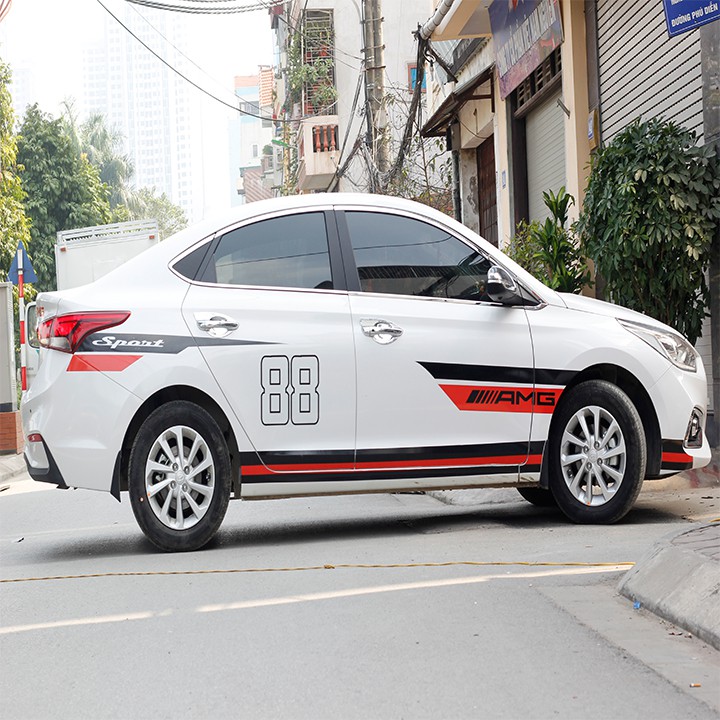 Tem dán sườn xe mazda3