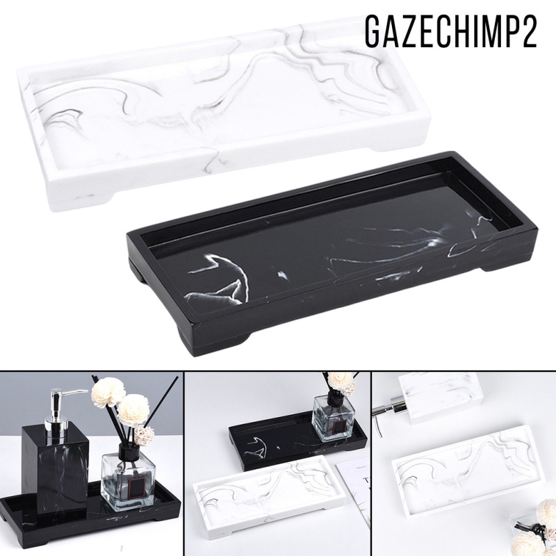 Khay đựng xà phòng bằng nhựa resin vân đá cẩm thạch sắp xếp gọn gàng cho nhà tắm