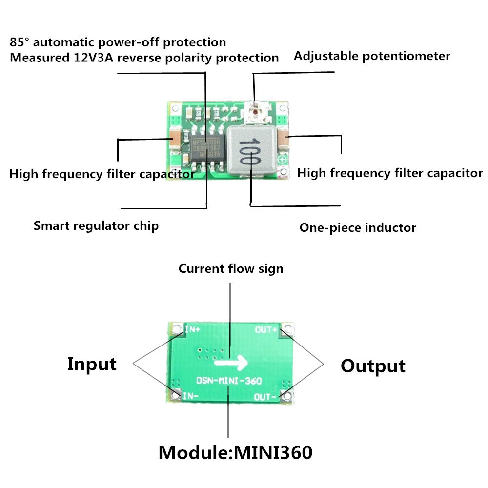 MODULE HẠ ÁP DSN-MINI-360 LM2596