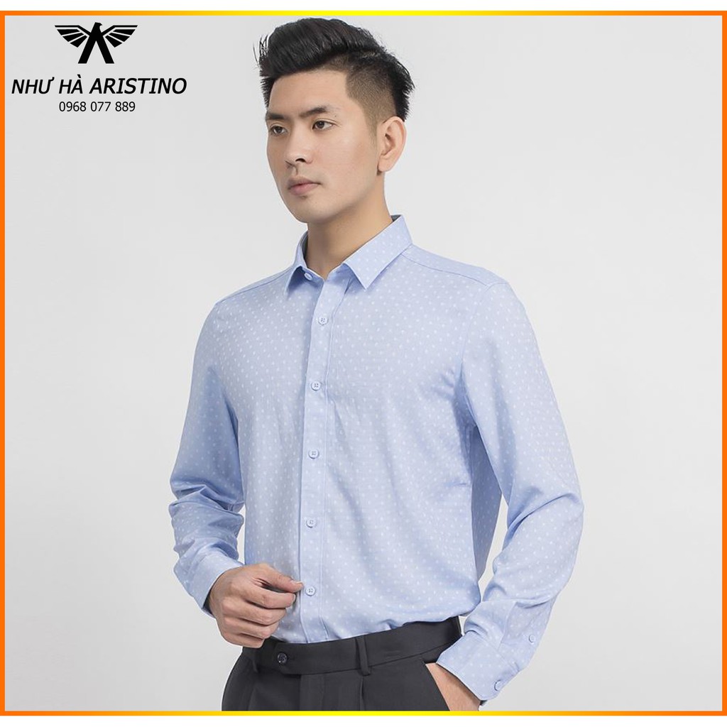 Áo sơ mi dài tay nam Aristino ALS60308 - ALS41407 - Slim Còn Size 39/40/4142/43