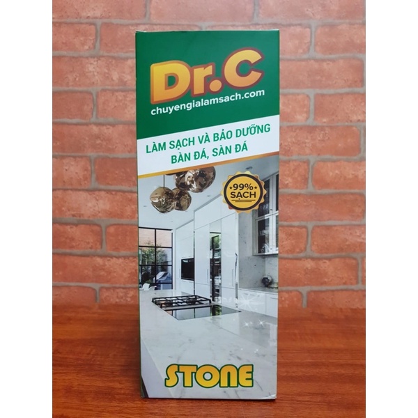 [Hàng chính hãng]Tẩy đa năng Dr.C Stone tẩy rửa bàn đá, sàn đá, tường sơn 500ml chính hãng . dung dịch làm sạch sơn