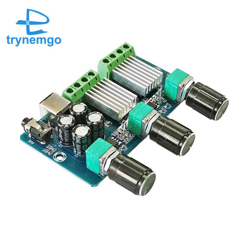 Bảng Mạch Khuếch Đại Âm Thanh Hifi YDA138-E Class-D 2.1 Kênh 15Wx2 + 30W DC12V