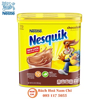 [DATE 03/2021] Bột Cacao Nesquik Hộp Nhựa 263.6g