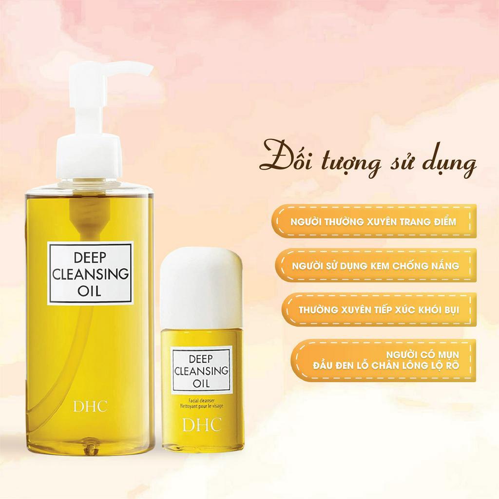 Dầu tẩy trang Olive DHC 70- 120- 200ml deep cleansing oil hỗ trợ làm sạch sâu làn da