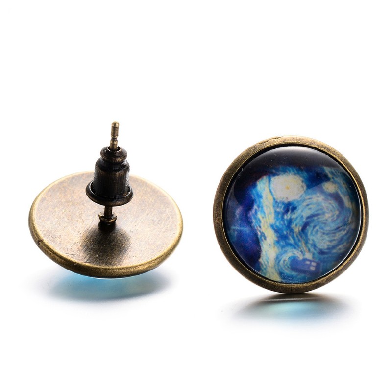 Hoa tai kiểu dáng chiếc vòng phong cách thời trang độc đáo cho nữ