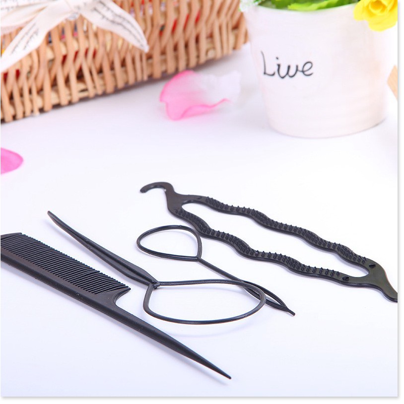 Bộ làm tóc   GIÁ VỐN]  Bộ làm tóc 4 món, giúp bạn có kiểu tóc xinh xắn, gọn gàng, tạo cho bạn một mái tóc bồng bềnh 51