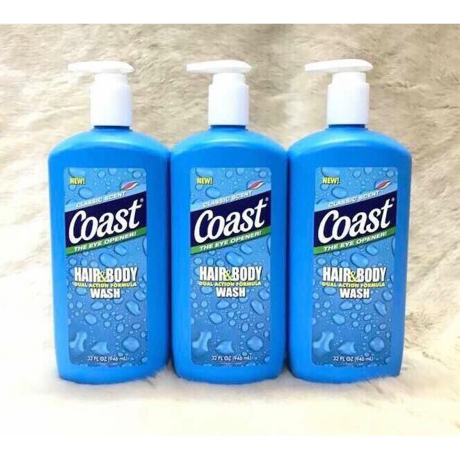 Sữa tắm gội cho nam USA Coast Hair and Body Wash 946ml MPPN00153